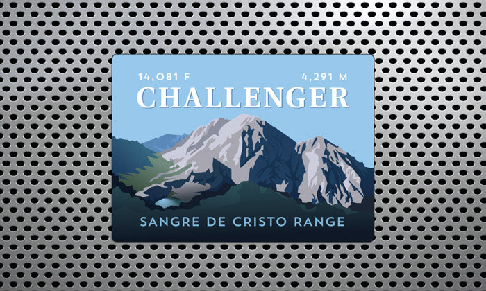 Challenger Point Colorado 14er Magnet