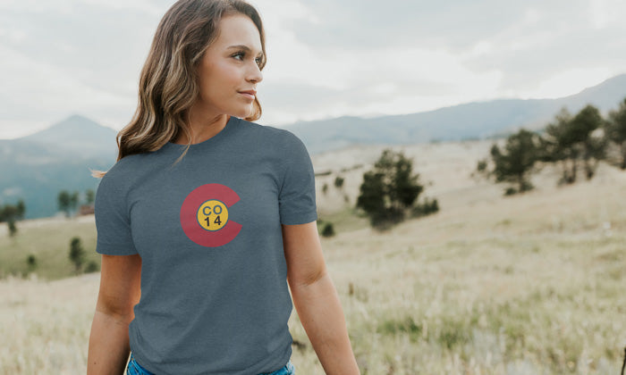 Colorado Flag 14er Tee