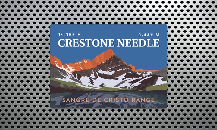 Crestone Needle Colorado 14er Magnet
