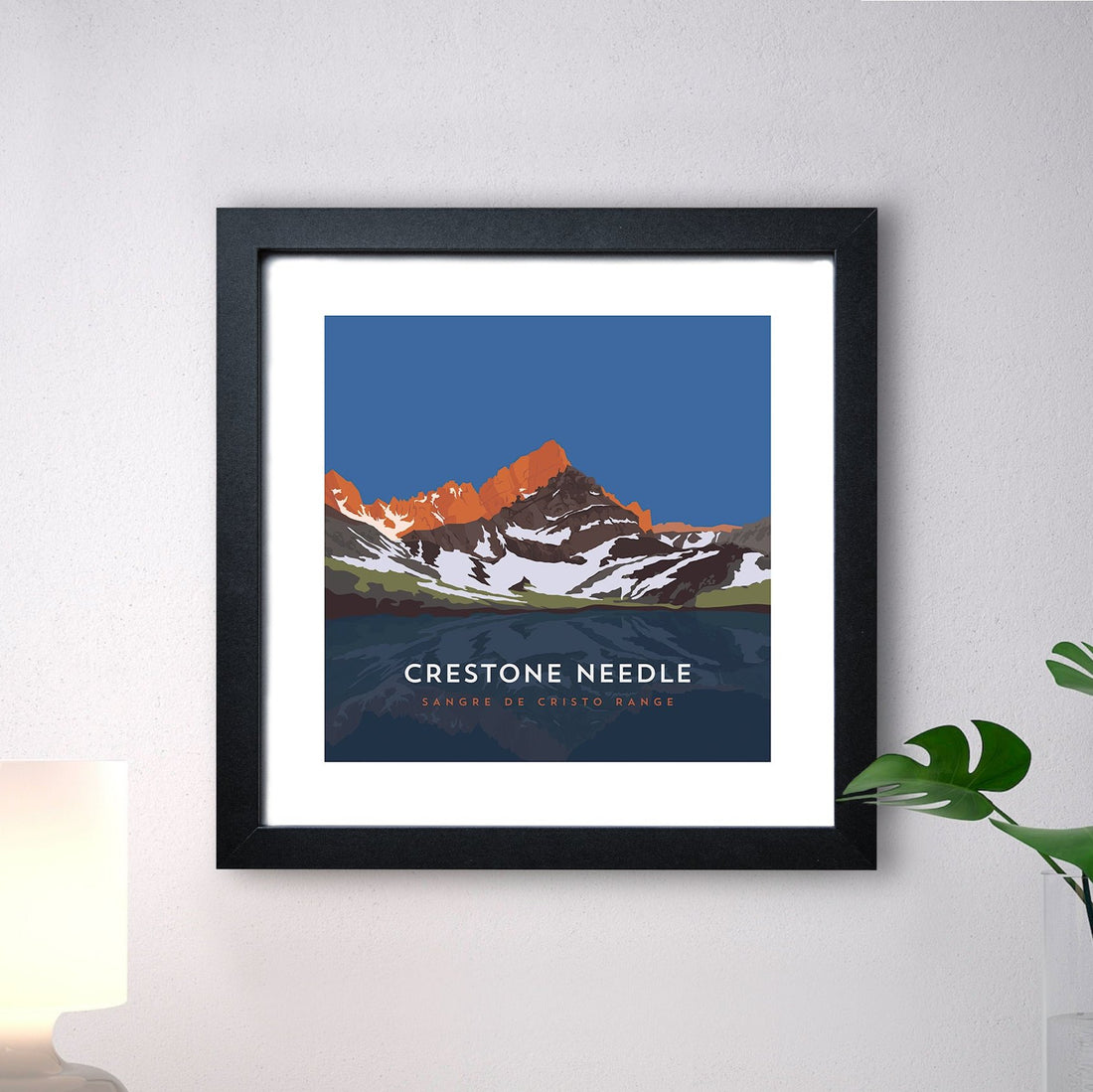 Crestone Needle Colorado 14er Framed Art Print