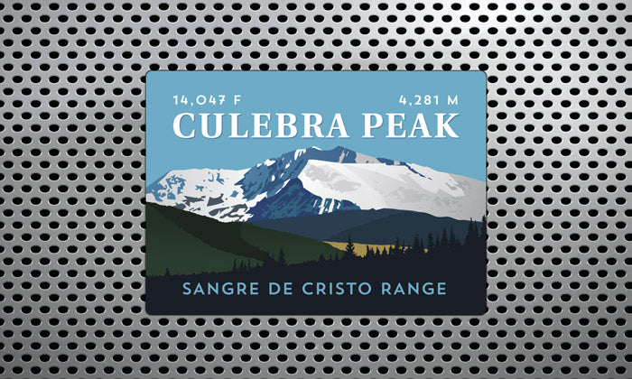Culebra Peak Colorado 14er Magnet