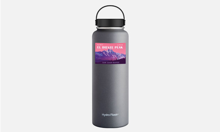 El Diente Peak Colorado 14er Sticker
