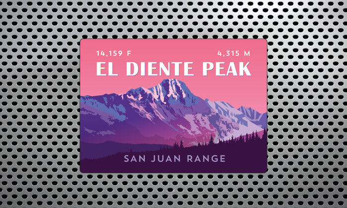 San Juan Range Colorado 14er Magnet Pack