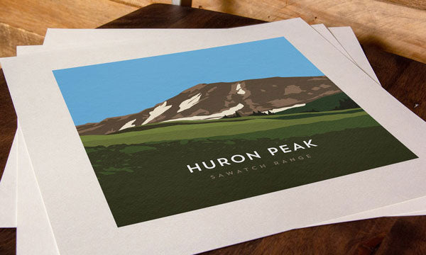 Huron Peak Colorado 14er Print