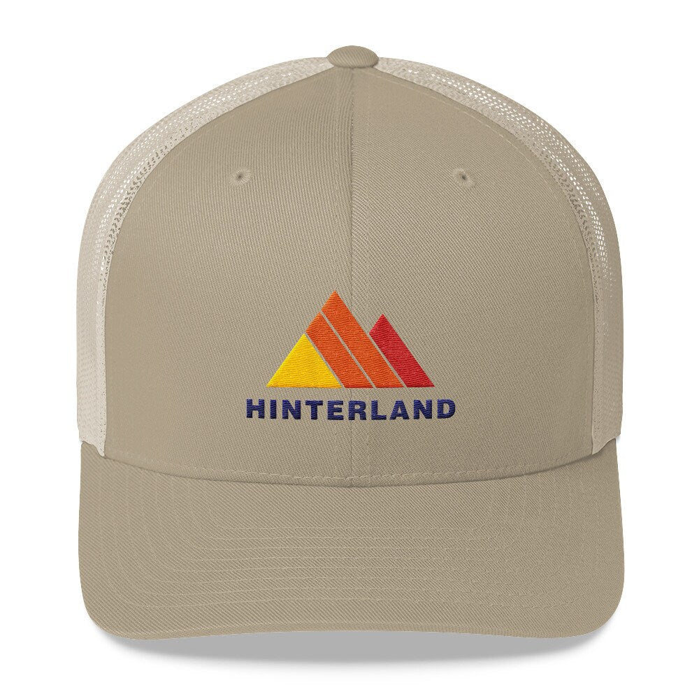 Hinterland Mountain Logo Hat - trucker hat, 14ers, outdoors, colorado hiking hat