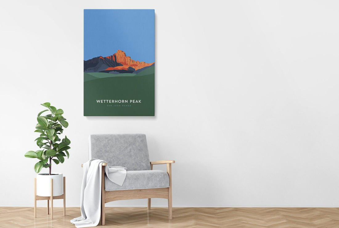 Wetterhorn Peak Colorado 14er Canvas Print