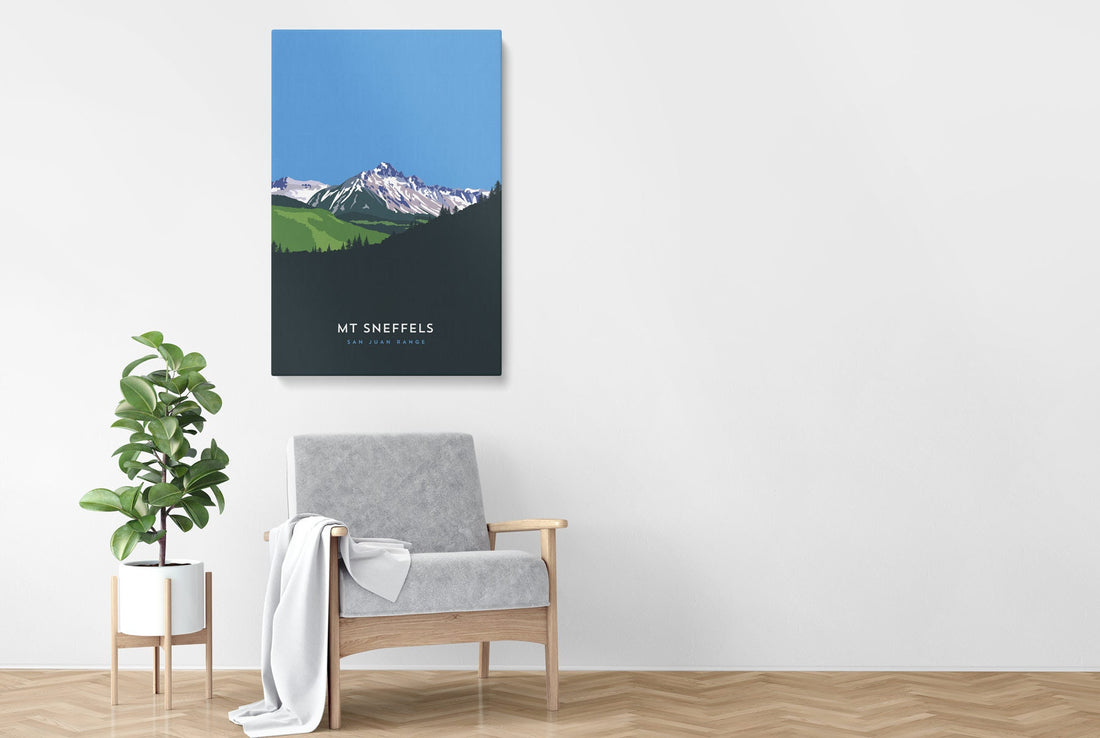Mount Sneffels Colorado 14er Canvas Print