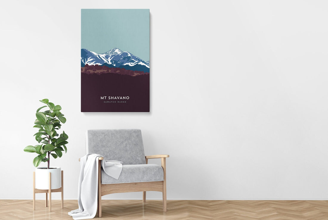 Mount Shavano Colorado 14er Canvas Print