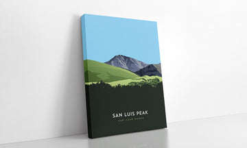 San Luis Peak Colorado 14er Canvas Print