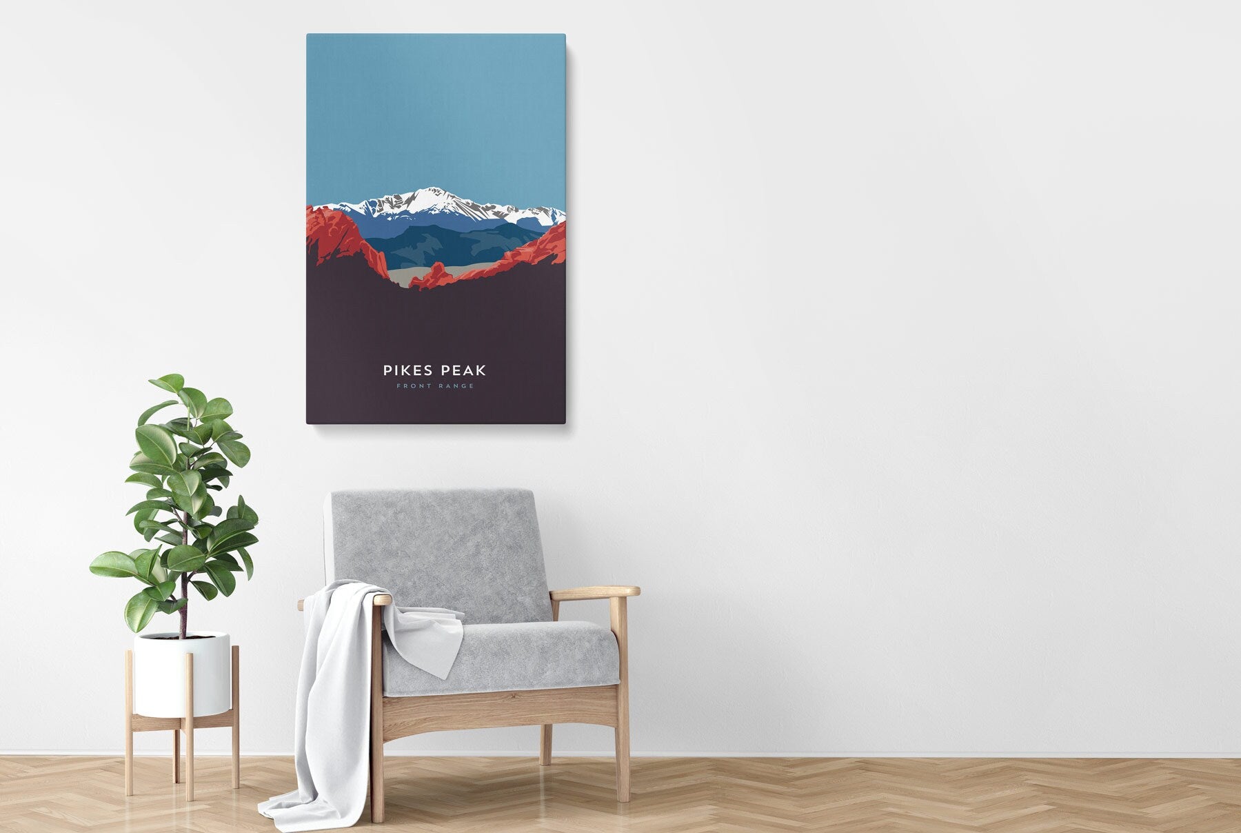 Pikes Peak Colorado 14er Canvas Print