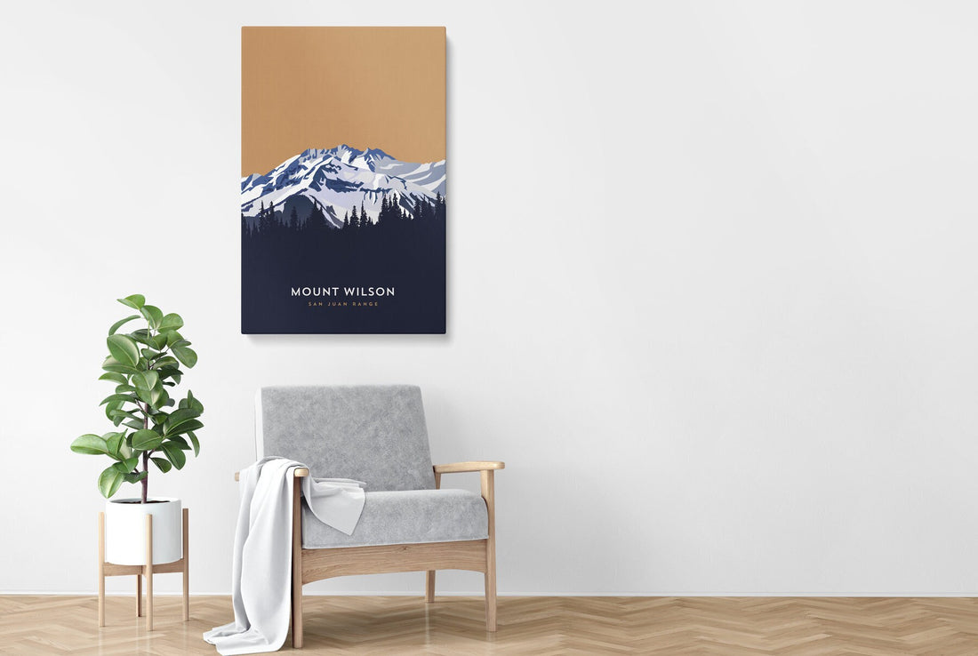 Mount Wilson Colorado 14er Canvas Print