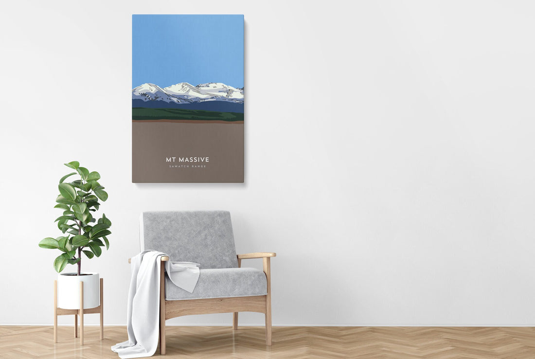 Mount Massive Colorado 14er Canvas Print