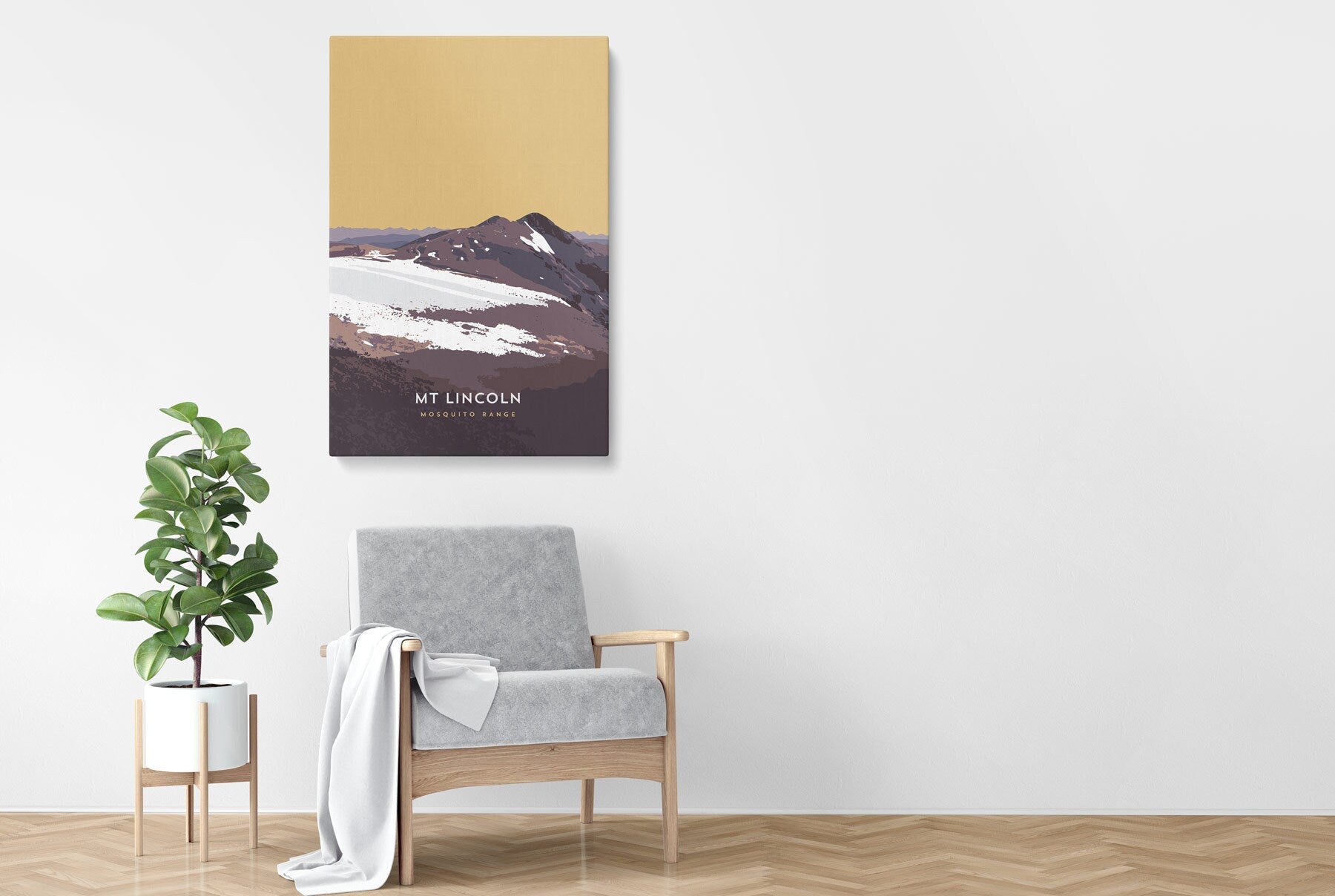 Mount Lincoln Colorado 14er Canvas Print