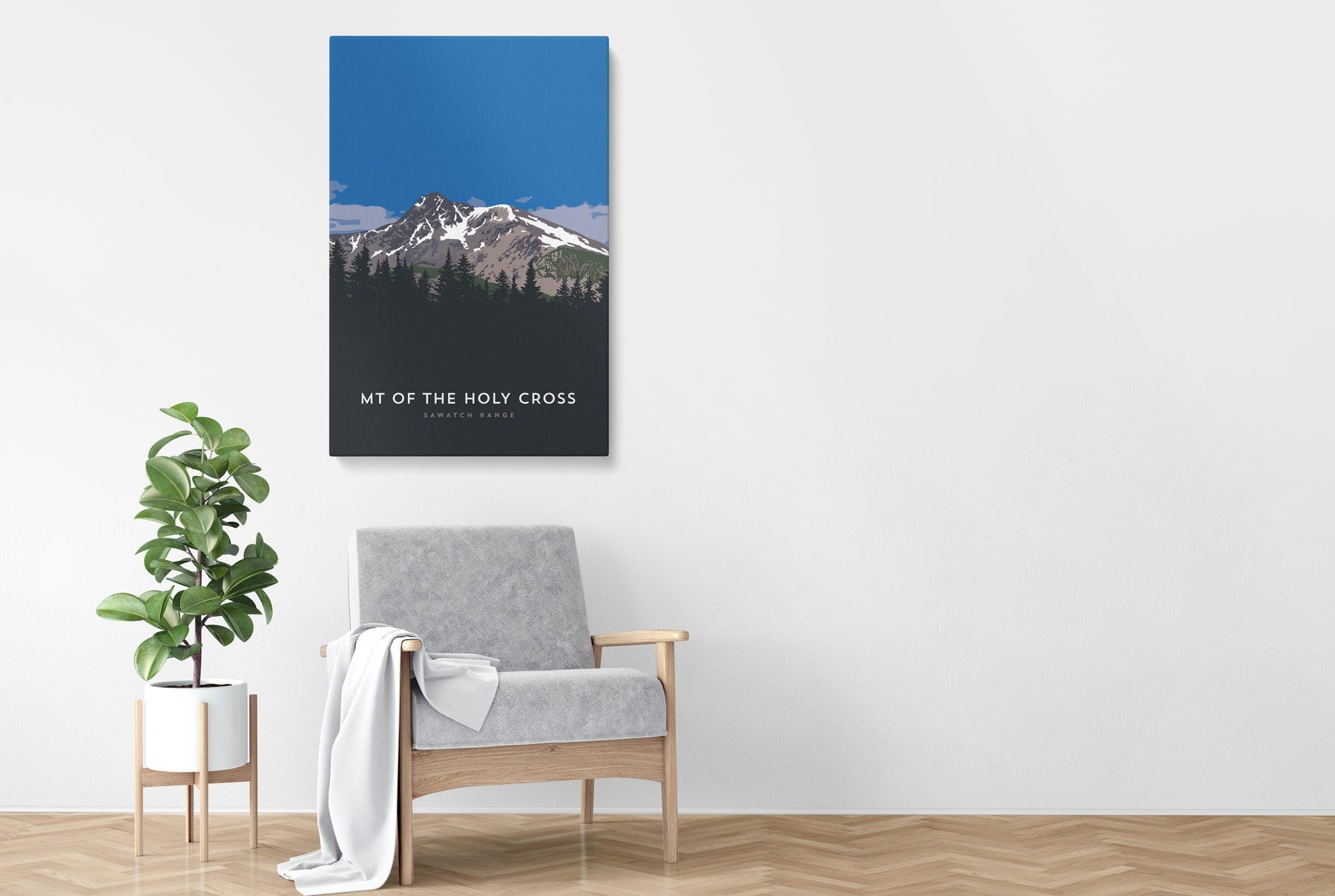 Mount of the Holy Cross Colorado 14er Canvas Print