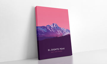 El Diente Peak Colorado 14er Canvas Print