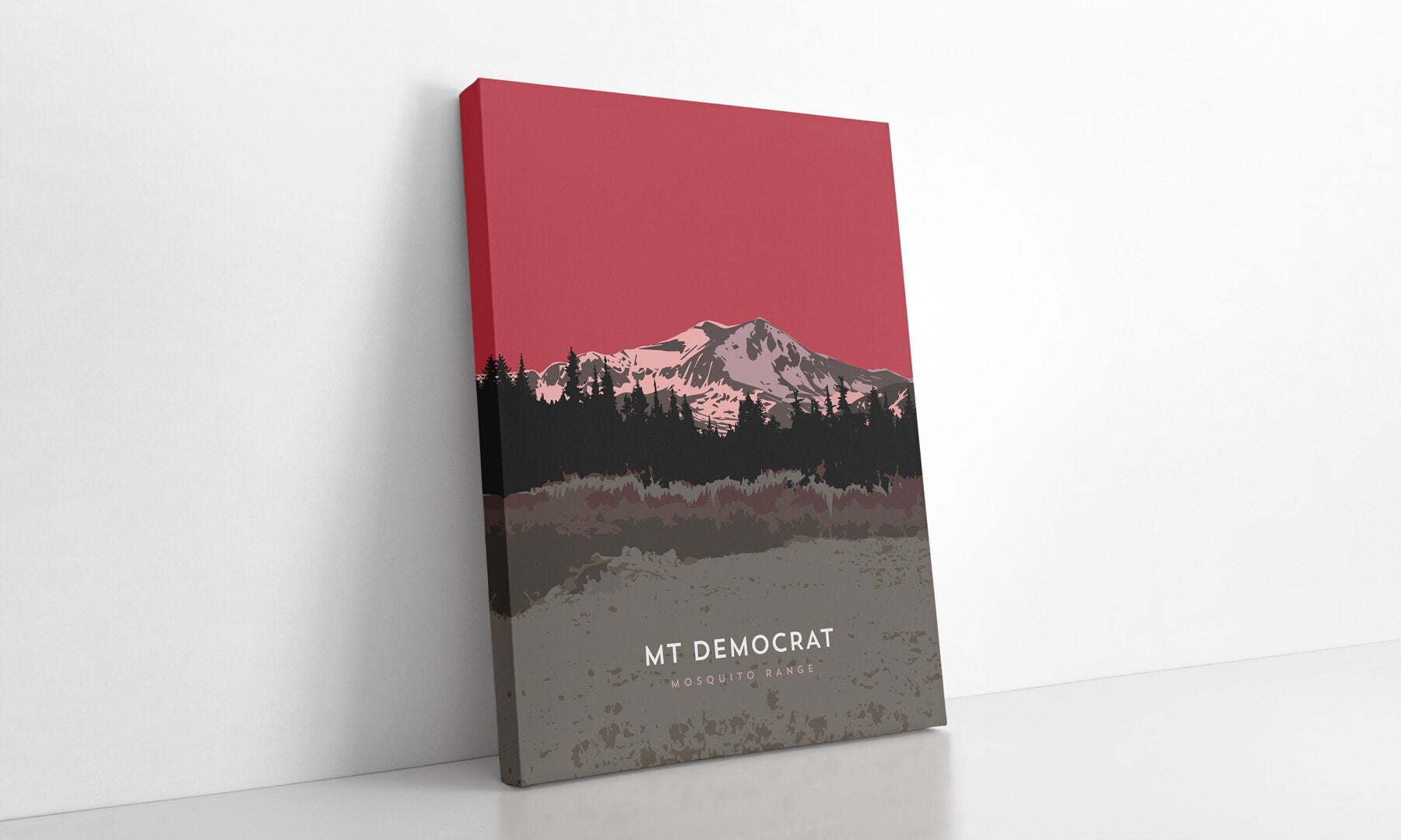 Mount Democrat Colorado 14er Canvas Print