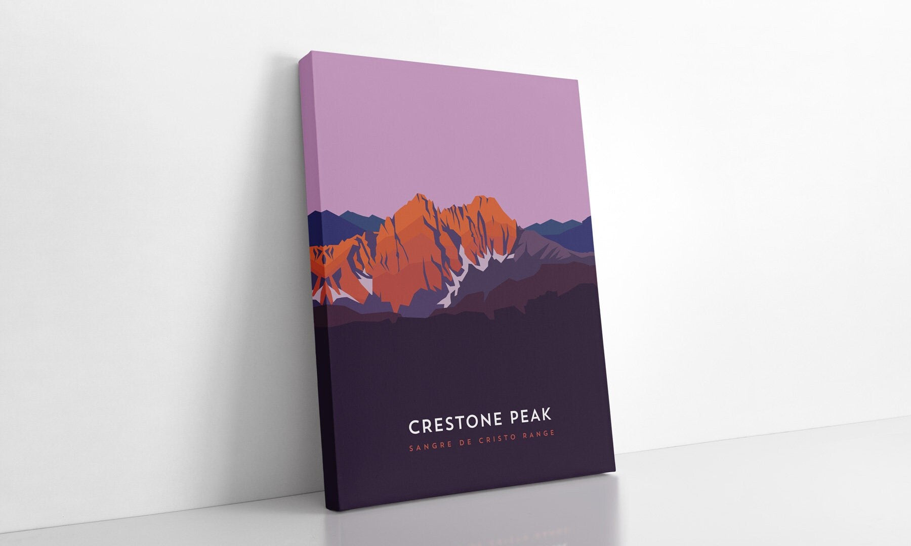 Crestone Peak Colorado 14er Canvas Print