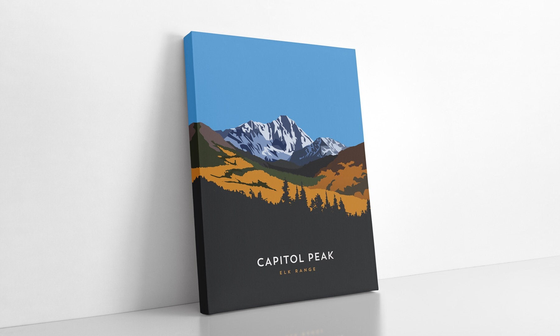 Capitol Peak Colorado 14er Canvas Print