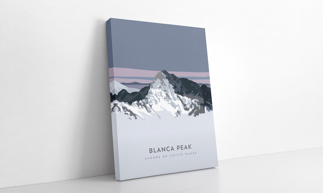 Blanca Peak Colorado 14er Canvas Print
