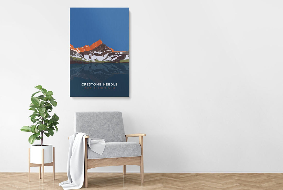 Crestone Needle Colorado 14er Canvas Print