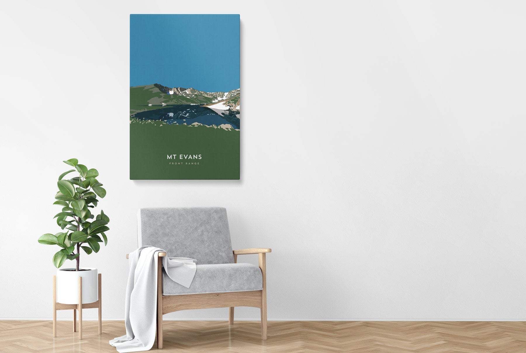 Mount Evans Colorado 14er Canvas Print