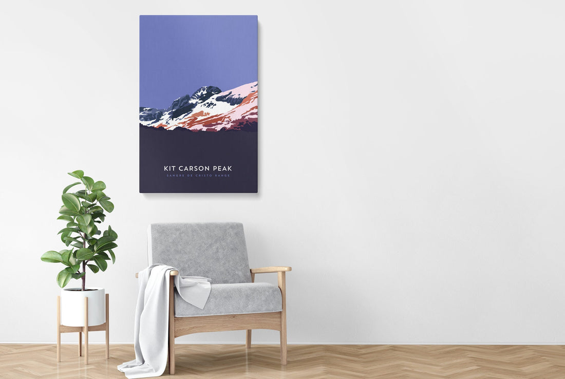 Kit Carson Peak Colorado 14er Canvas Print