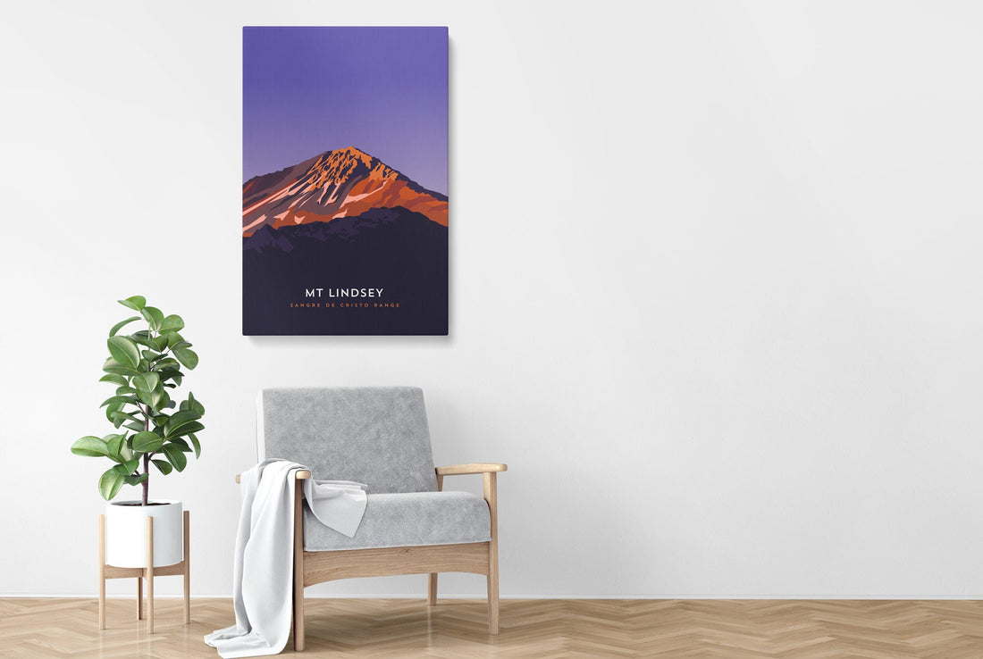 Mount Lindsey Colorado 14er Canvas Print