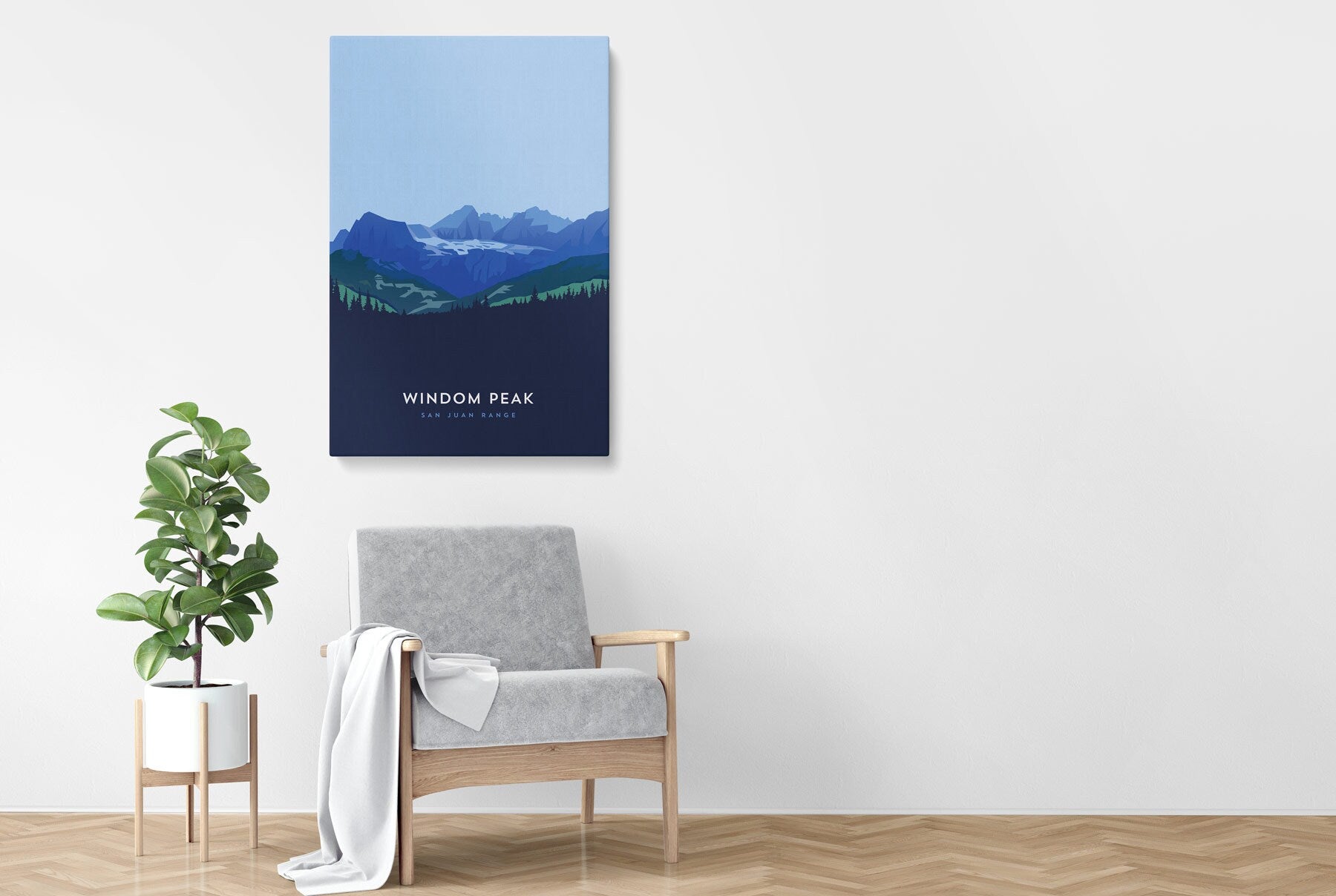 Windom Peak Colorado 14er Canvas Print