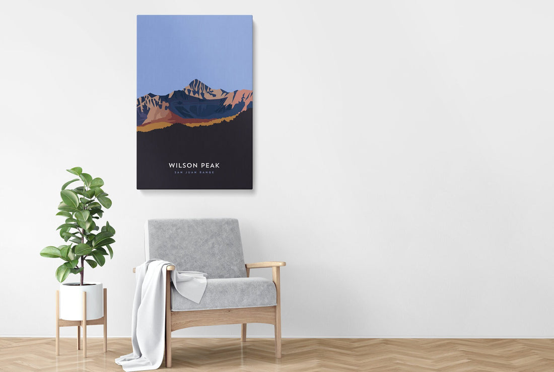 Wilson Peak Colorado 14er Canvas Print