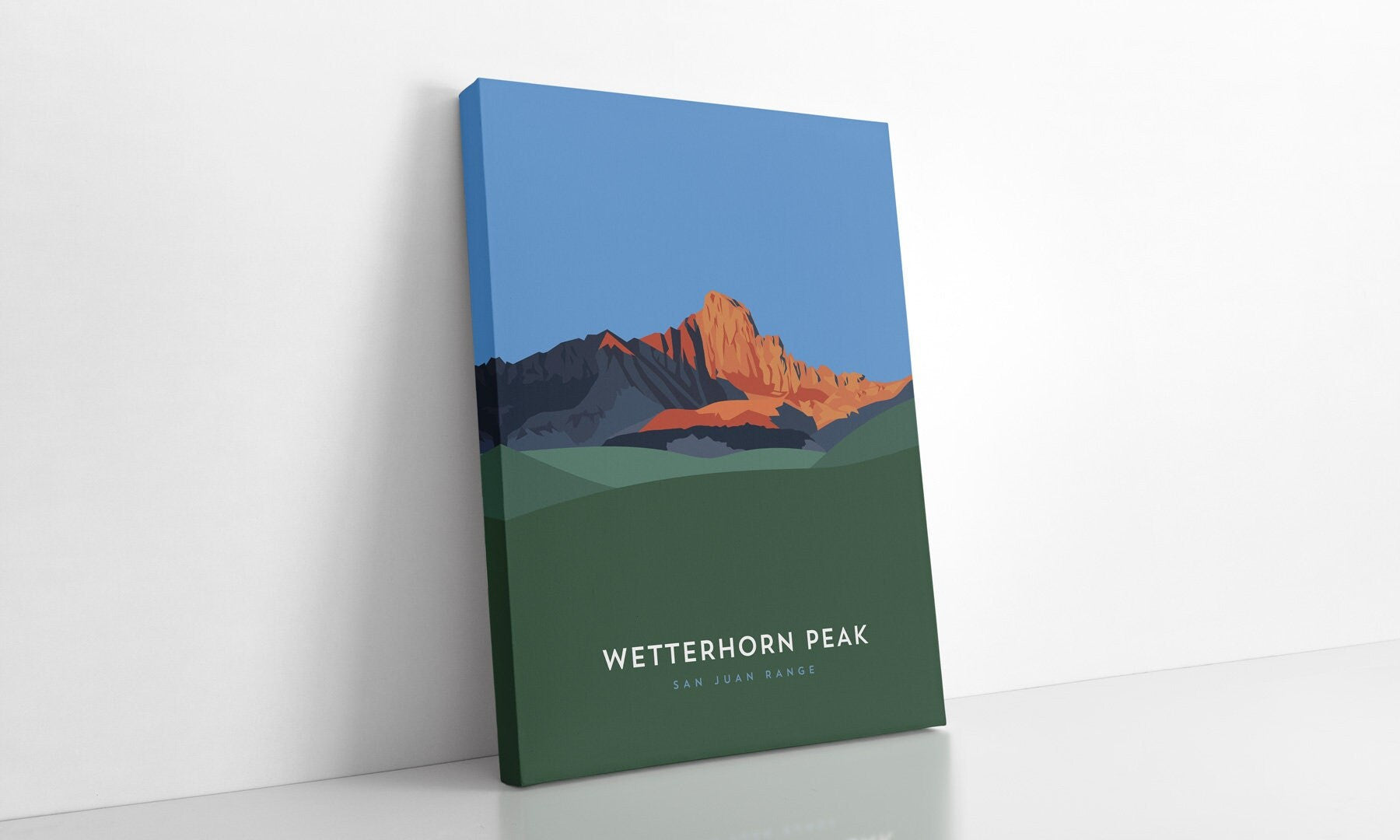 Wetterhorn Peak Colorado 14er Canvas Print