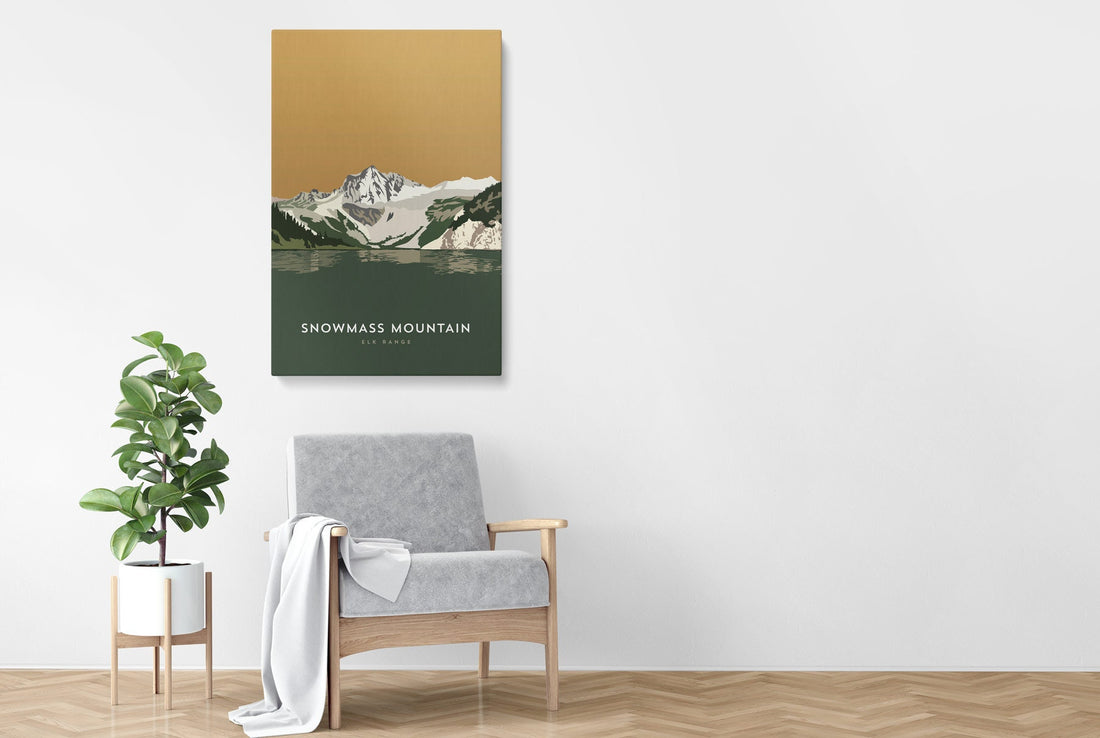 Snowmass Mountain Colorado 14er Canvas Print