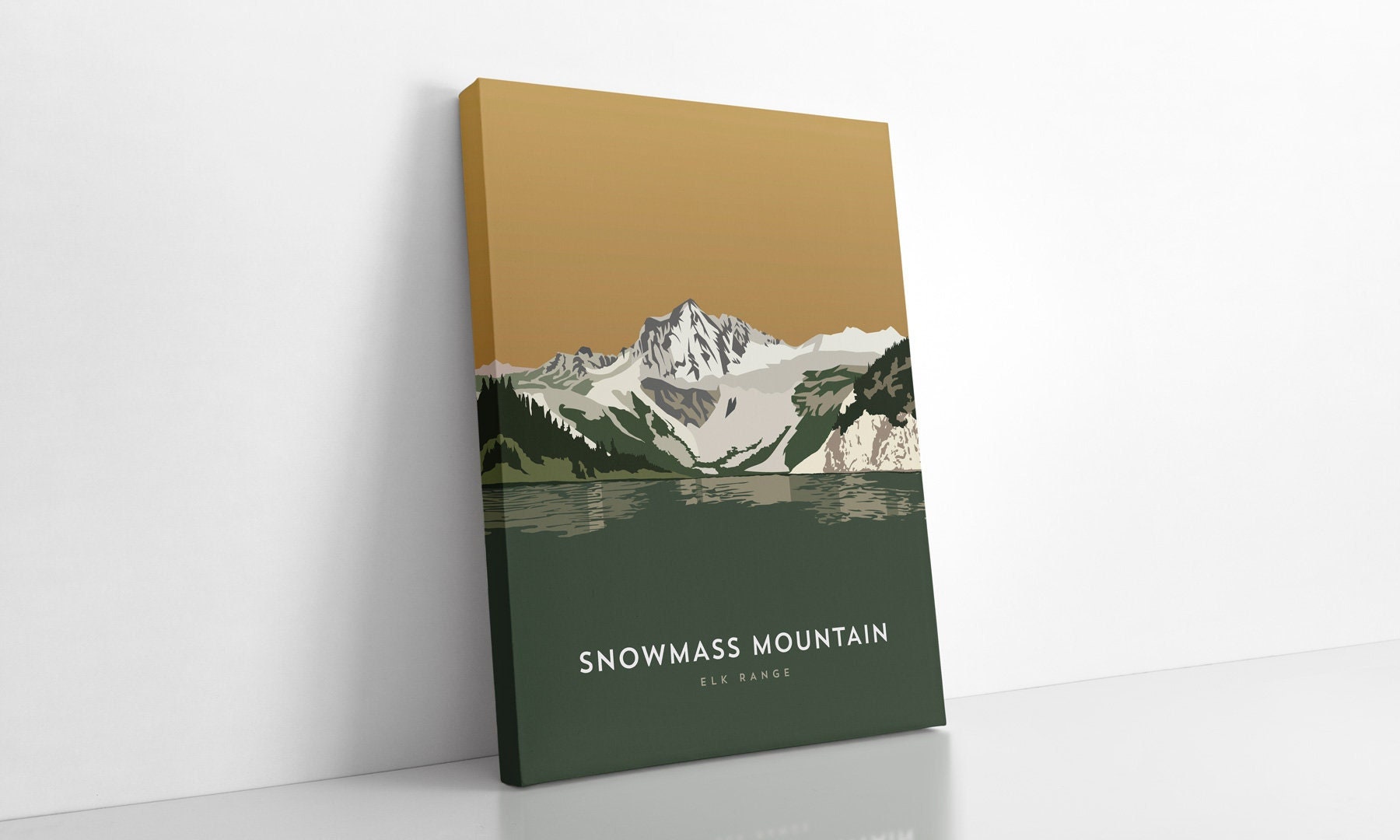 Snowmass Mountain Colorado 14er Canvas Print