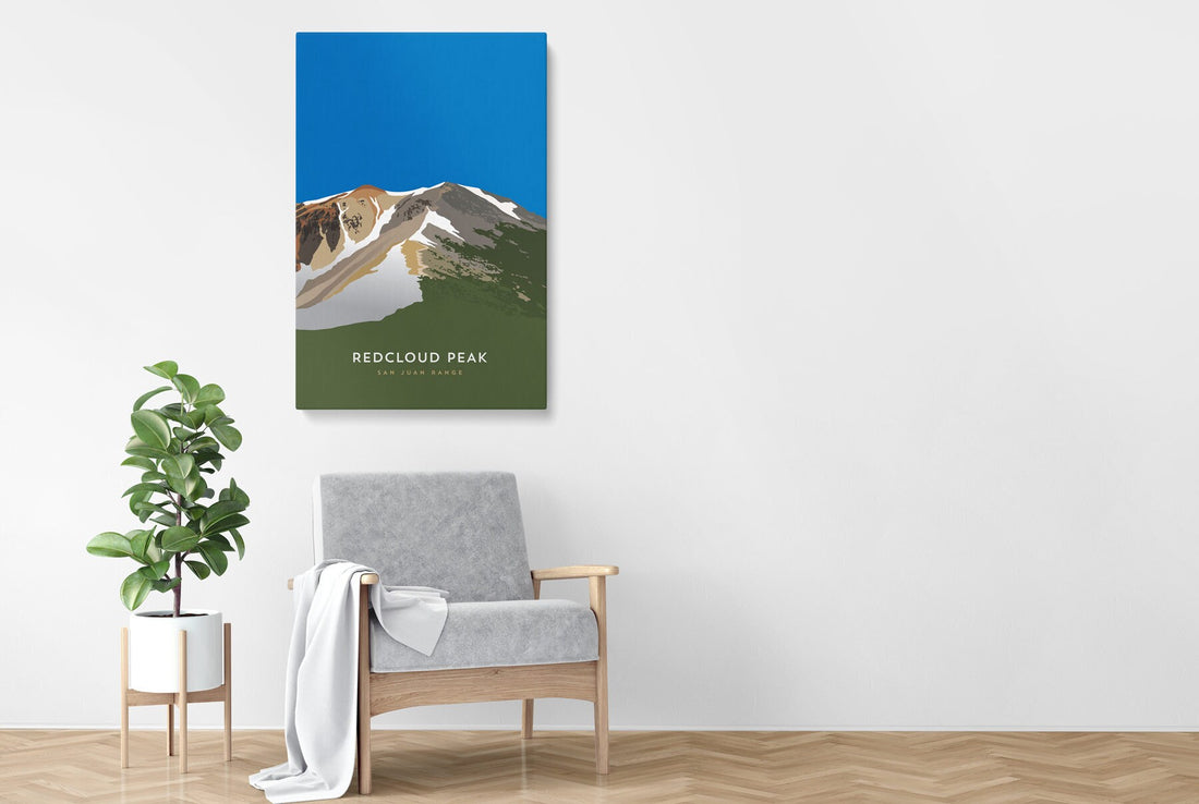 Redcloud Peak Colorado 14er Canvas Print