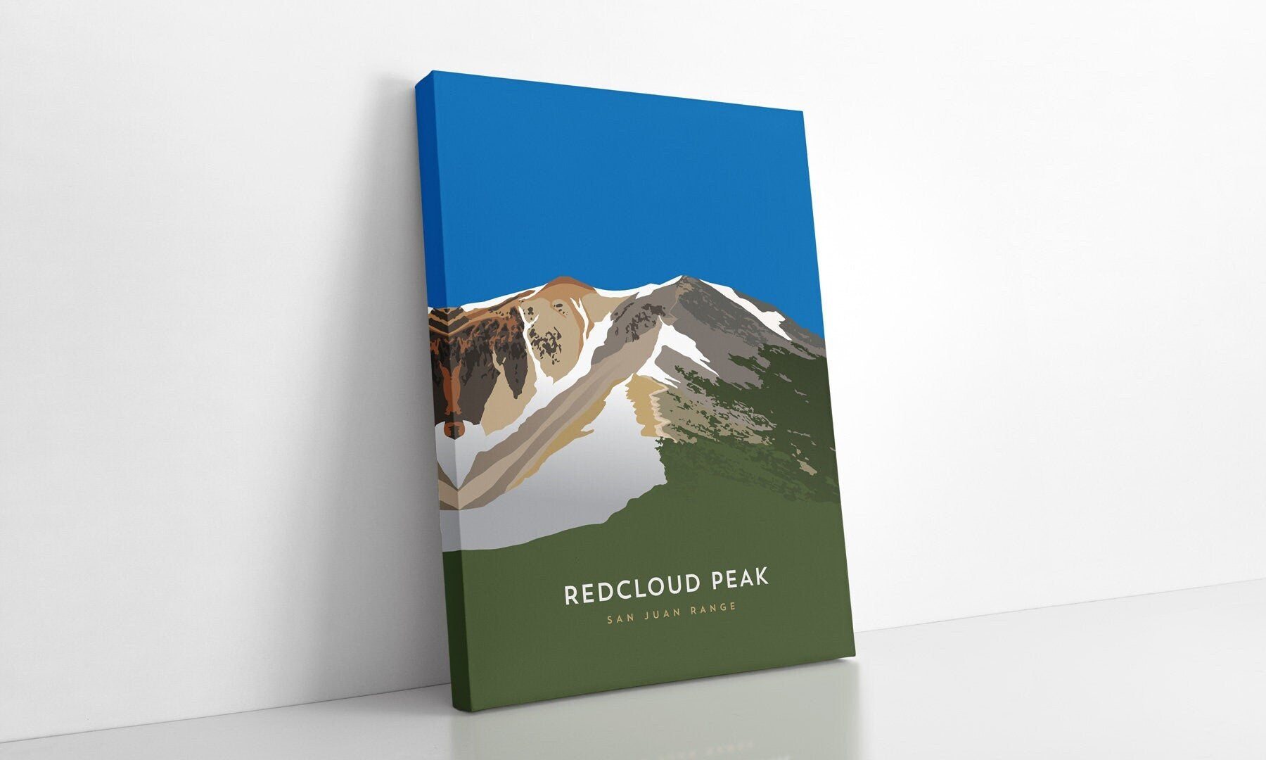 Redcloud Peak Colorado 14er Canvas Print