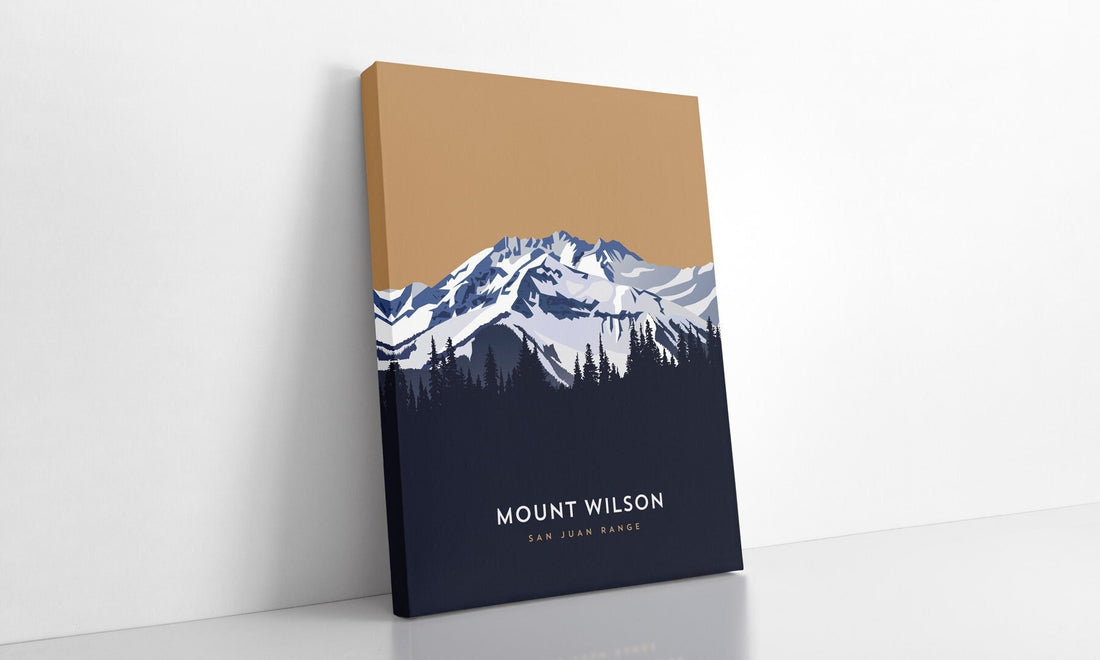 Mount Wilson Colorado 14er Canvas Print