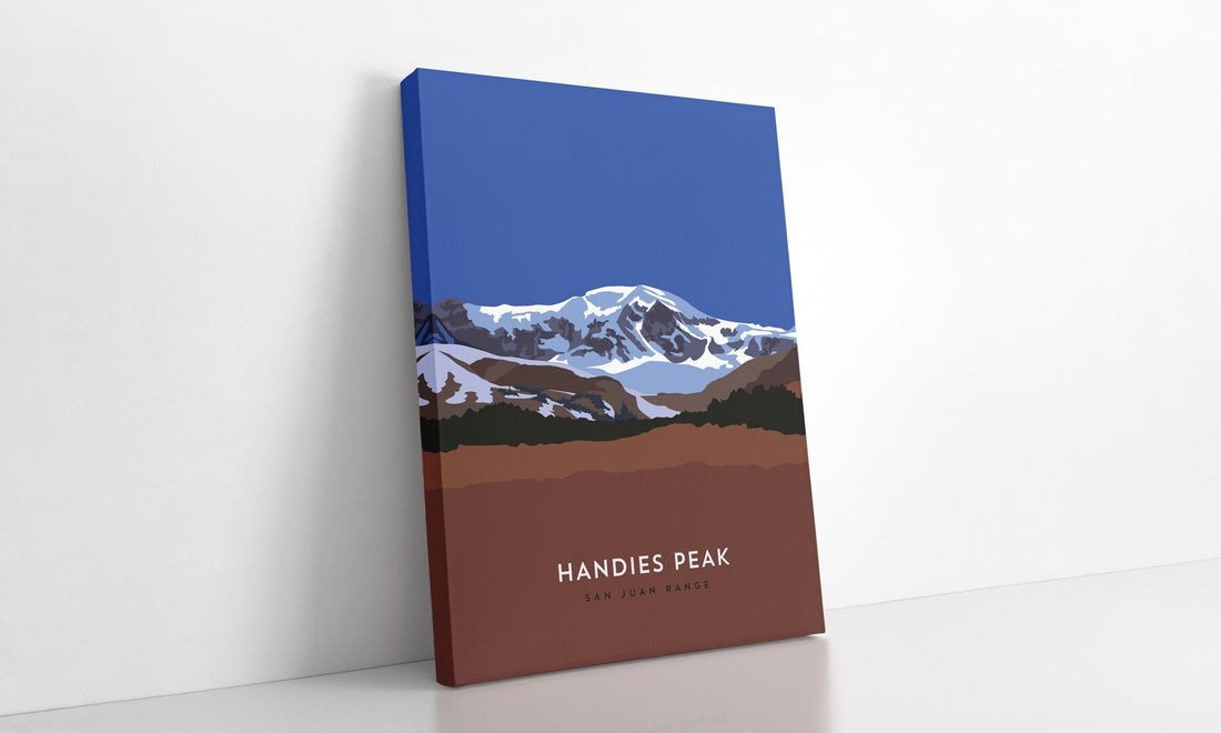 Handies Peak Colorado 14er Canvas Print