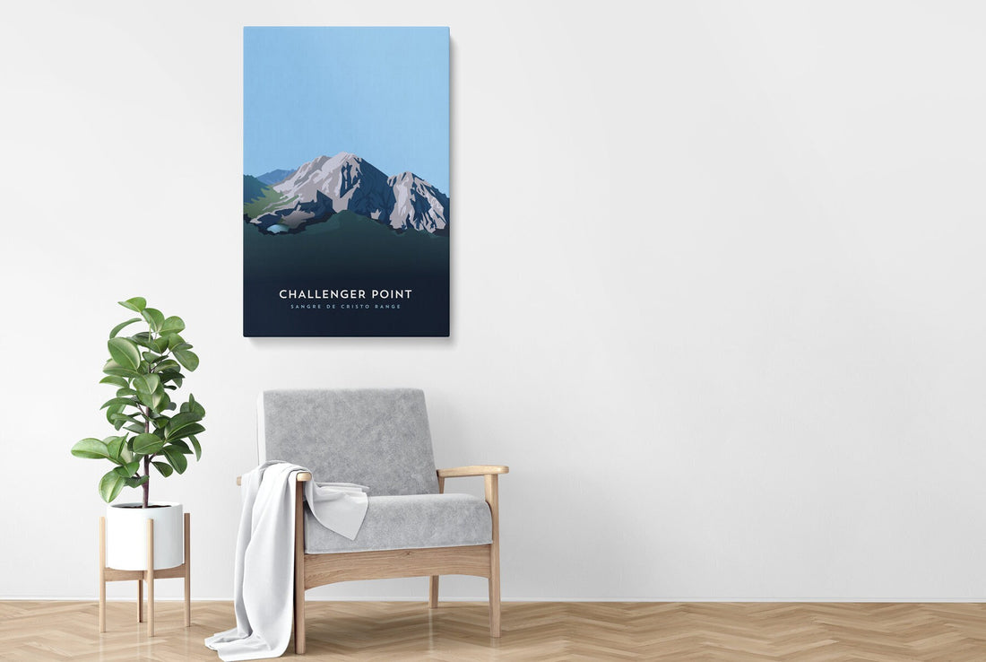 Challenger Point Colorado 14er Canvas Print