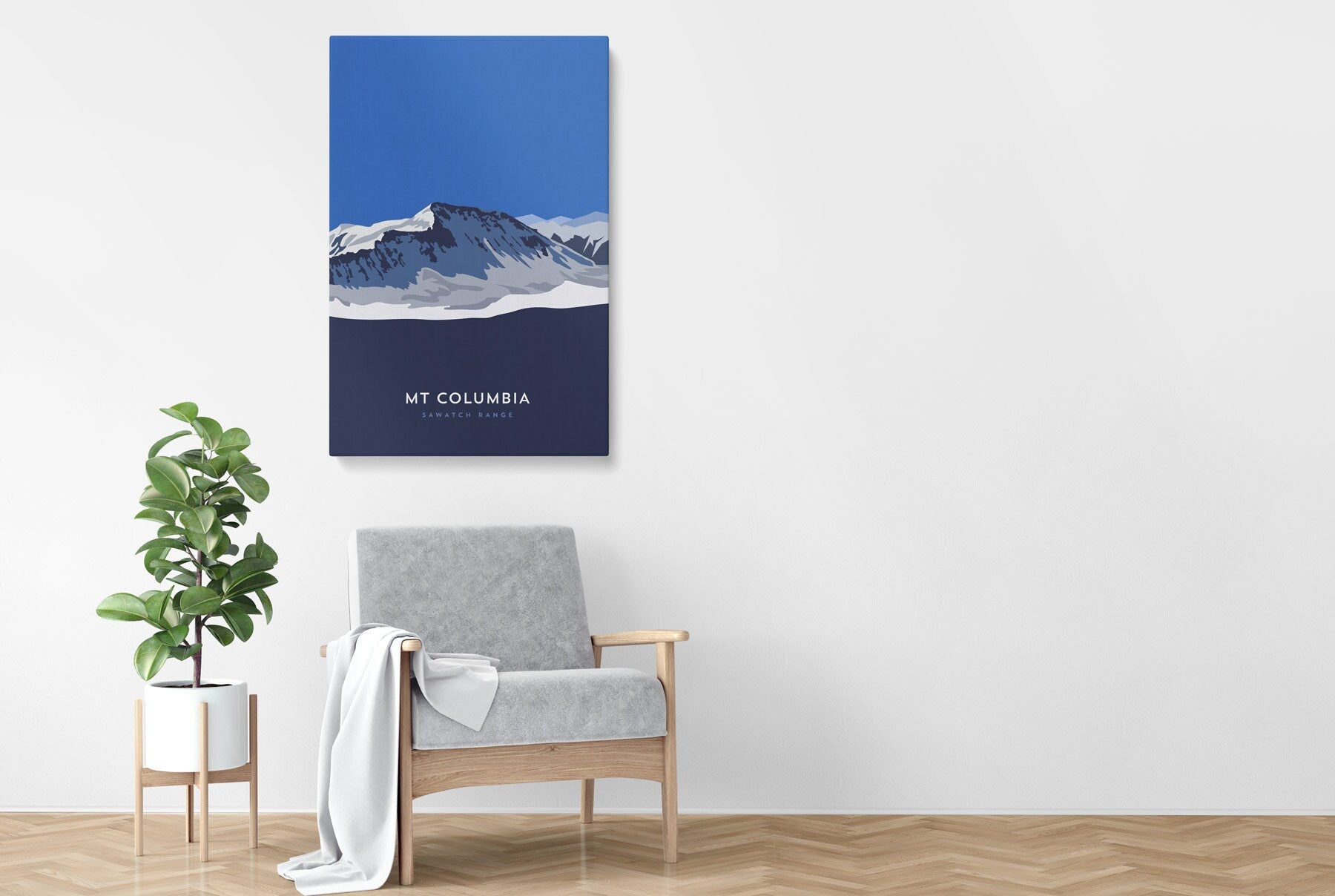 Mount Columbia Colorado 14er Canvas Print