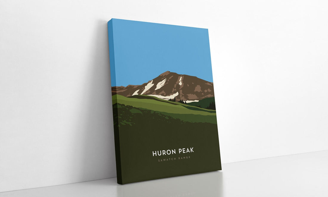 Huron Peak Colorado 14er Canvas Print