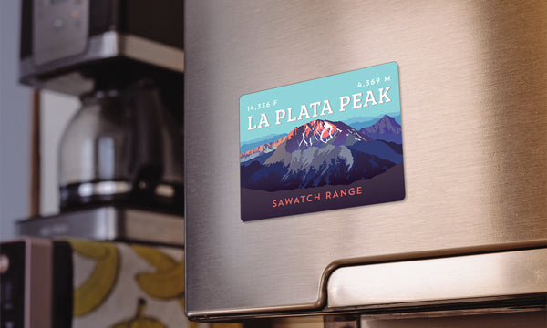 La Plata Peak Colorado 14er Magnet