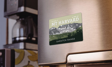Mount Harvard Colorado 14er Magnet