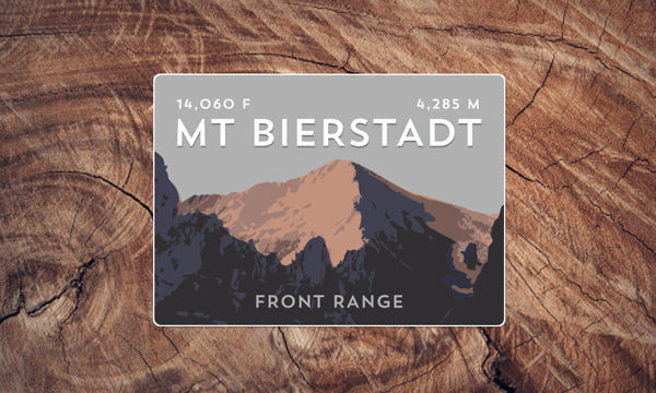 Mount Bierstadt Sawtooth Ridge Colorado 14er Sticker