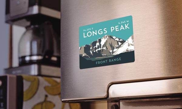 Longs Peak Colorado 14er Magnet