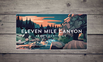 Eleven Mile Canyon Colorado River Sticker