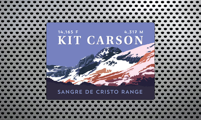 Kit Carson Peak Colorado 14er Magnet