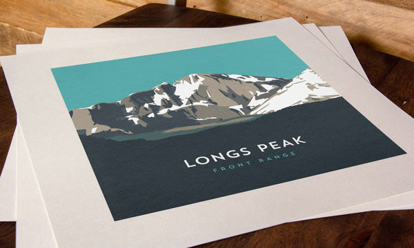 Longs Peak Colorado 14er Print