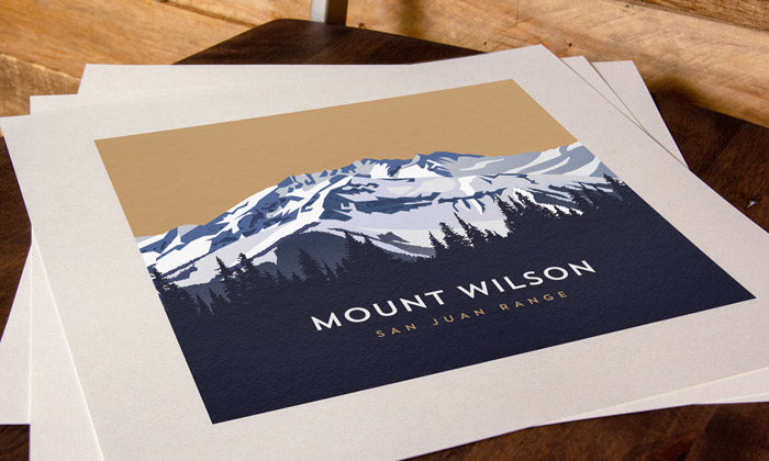 Mount Wilson Colorado 14er Print