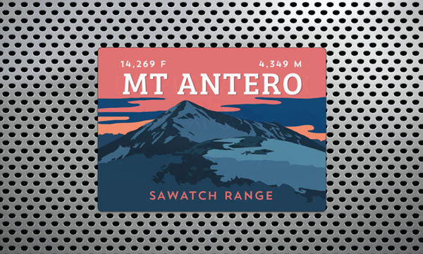 Mount Antero Colorado 14er Magnet
