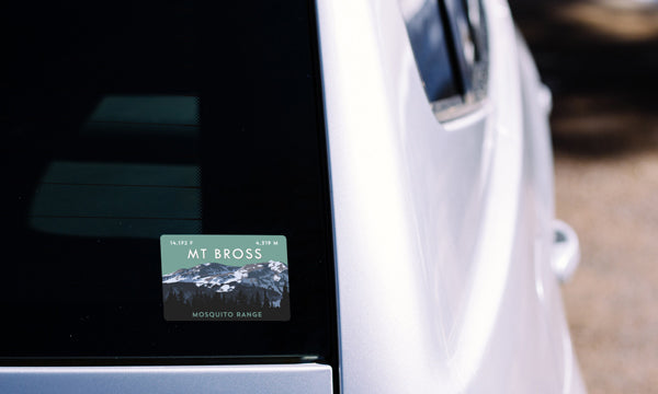Mount Bross Colorado 14er Sticker