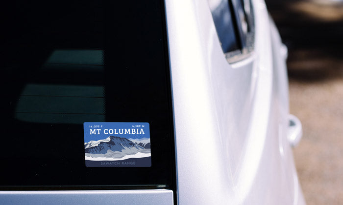 Mount Columbia Colorado 14er Sticker